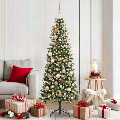 Albero di Natale artificiale con 300 LED Verde 76 x 76 x 180 cm