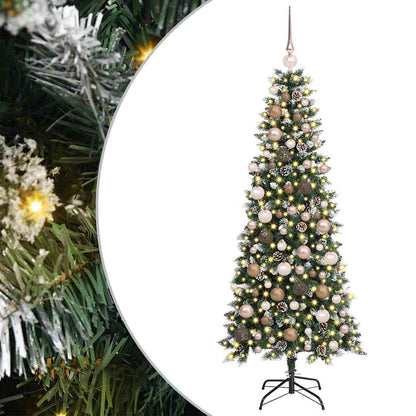Albero di Natale artificiale con 300 LED Verde 76 x 76 x 180 cm