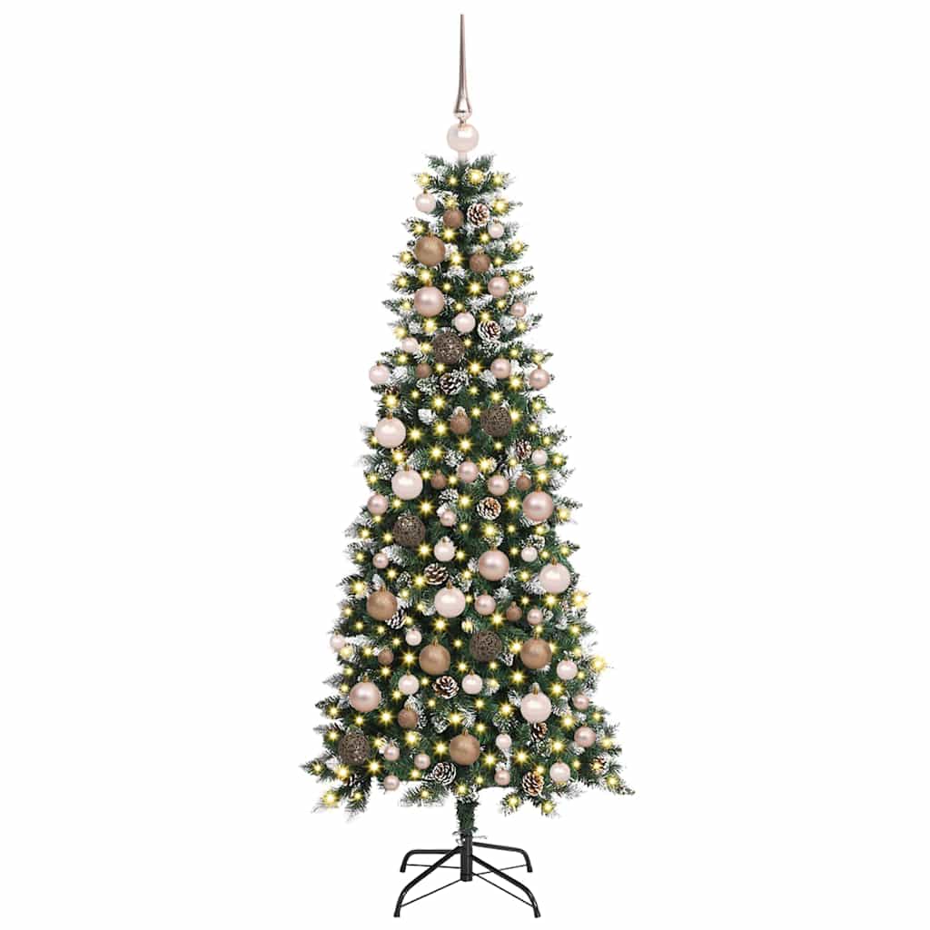 Albero di Natale artificiale con 300 LED Verde 76 x 76 x 180 cm