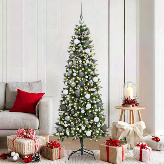 Albero di Natale artificiale con 300 LED Verde 76 x 76 x 180 cm
