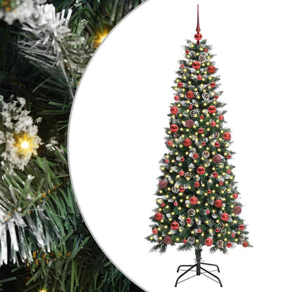 Albero di Natale artificiale con 300 LED Verde 76 x 76 x 180 cm