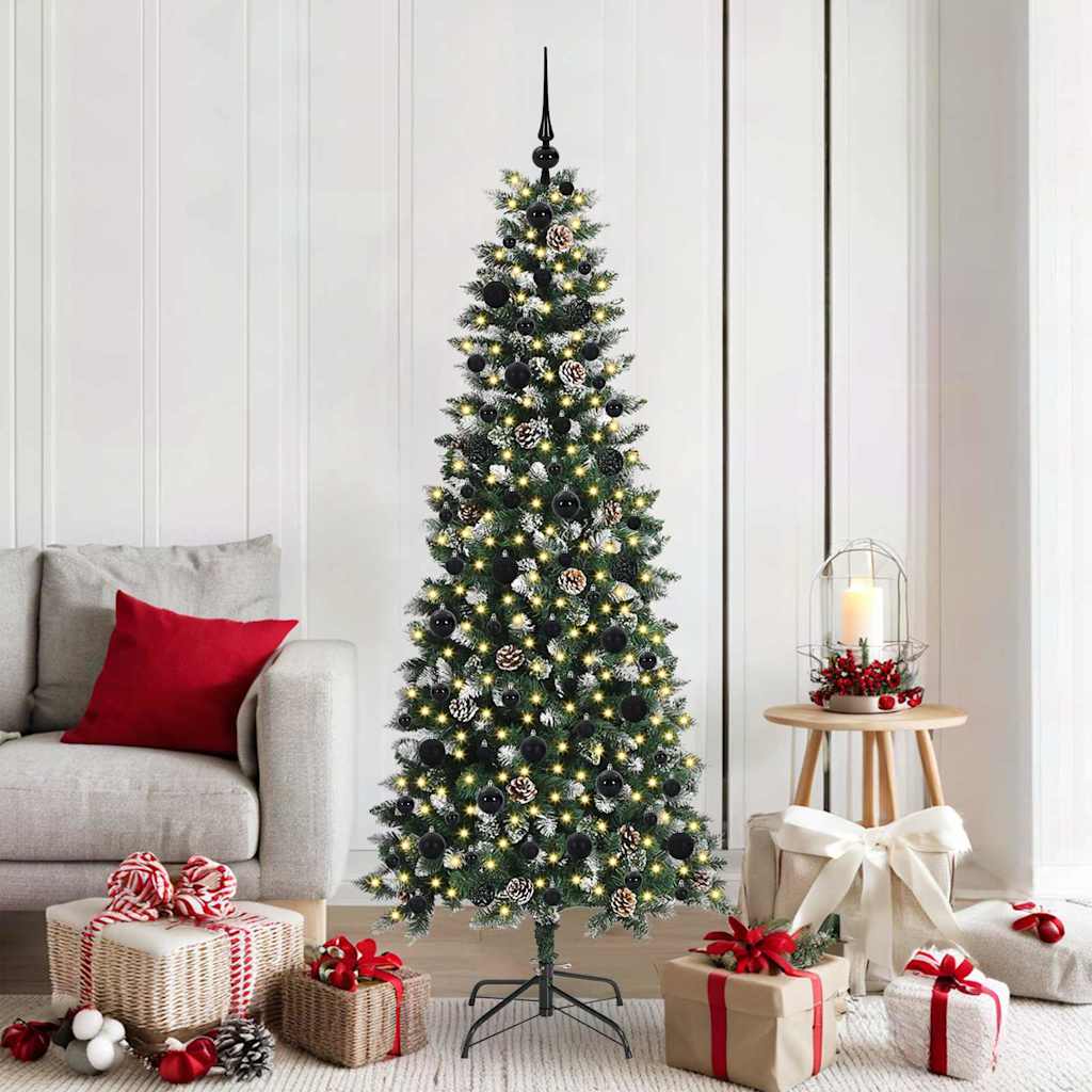 Albero di Natale artificiale con 300 LED Verde 76 x 76 x 180 cm
