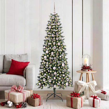 Albero di Natale artificiale con 300 LED Verde 76 x 76 x 180 cm