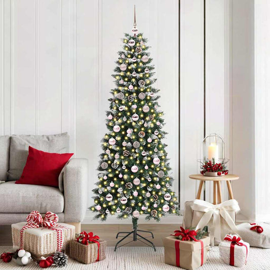 Albero di Natale artificiale con 300 LED Verde 76 x 76 x 180 cm