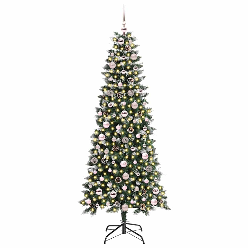 Albero di Natale artificiale con 300 LED Verde 76 x 76 x 180 cm