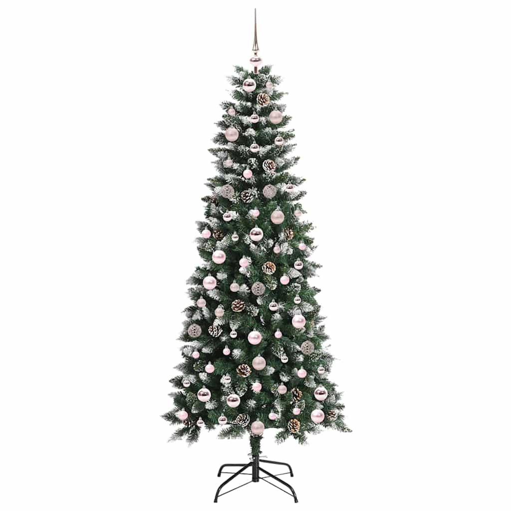 Albero di Natale artificiale con 300 LED Verde 76 x 76 x 180 cm