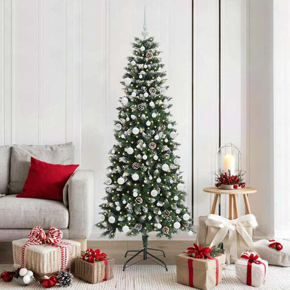 Albero di Natale artificiale con 300 LED Verde 76 x 76 x 180 cm