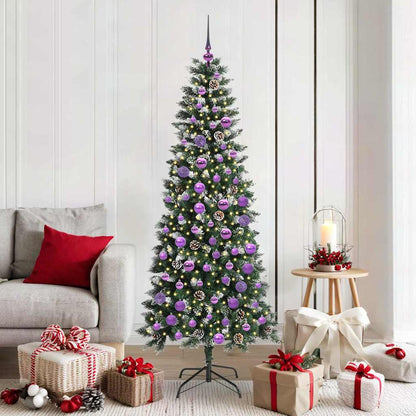 Albero di Natale artificiale con 300 LED Verde 76 x 76 x 180 cm