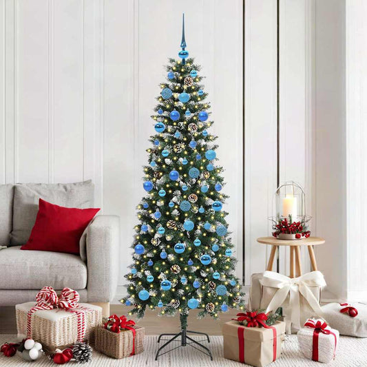 Albero di Natale artificiale con 300 LED Verde 76 x 76 x 180 cm
