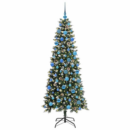 Albero di Natale artificiale con 300 LED Verde 76 x 76 x 180 cm
