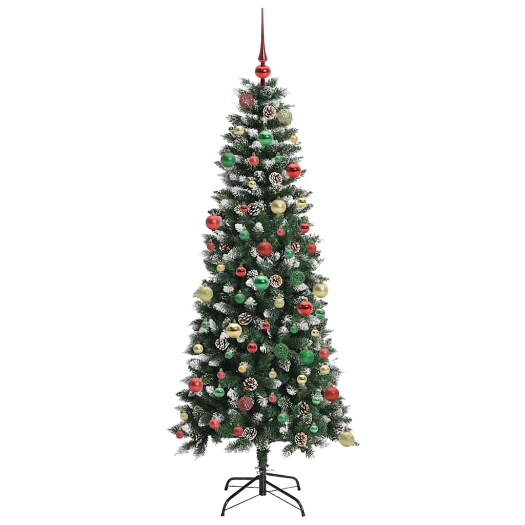 Albero di Natale artificiale con 300 LED Verde 76 x 76 x 180 cm