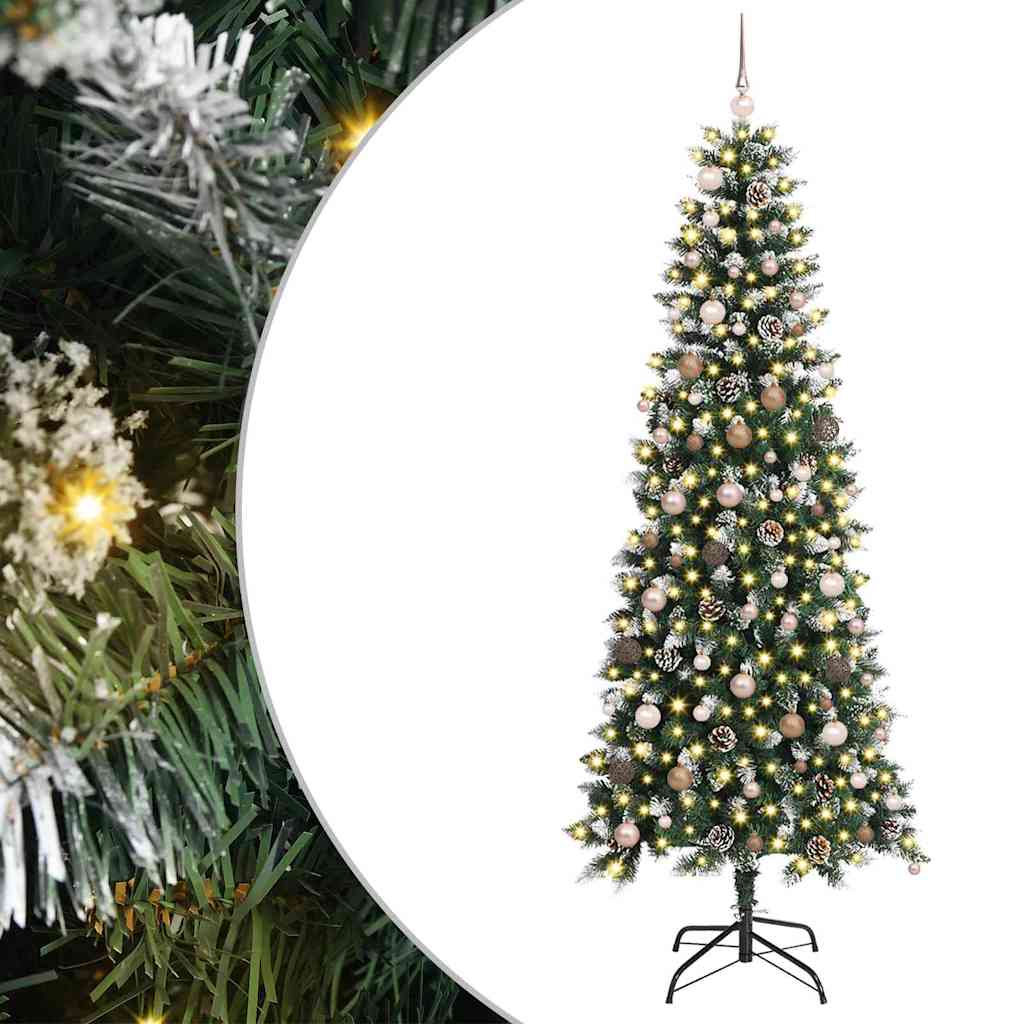Albero di Natale artificiale con 300 LED Verde 86 x 86 x 210 cm