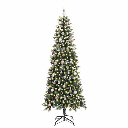 Albero di Natale artificiale con 300 LED Verde 86 x 86 x 210 cm