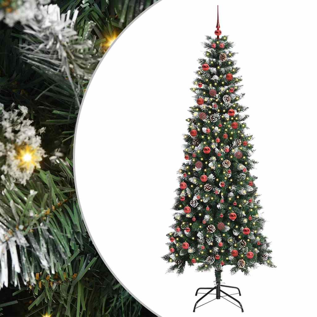Albero di Natale artificiale con 300 LED Verde 86 x 86 x 210 cm