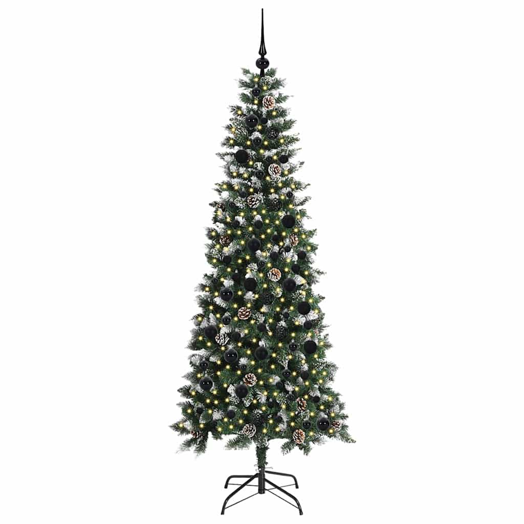 Albero di Natale artificiale con 300 LED Verde 86 x 86 x 210 cm