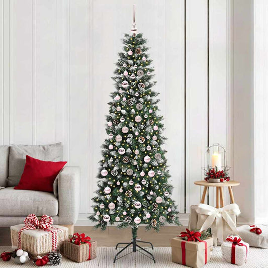 Albero di Natale artificiale con 300 LED Verde 86 x 86 x 210 cm