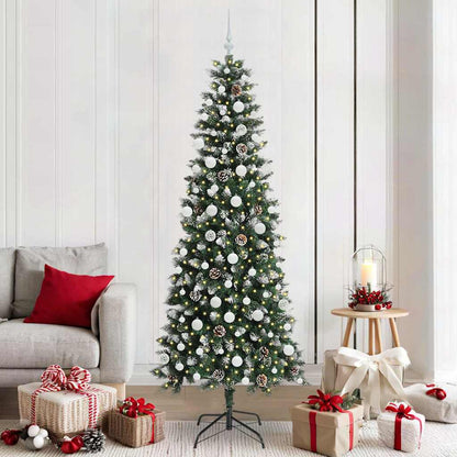 Albero di Natale artificiale con 300 LED Verde 86 x 86 x 210 cm