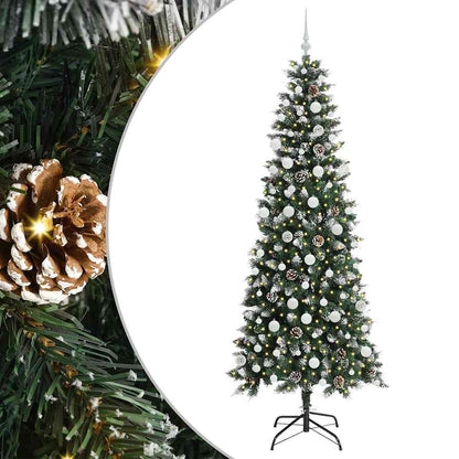 Albero di Natale artificiale con 300 LED Verde 86 x 86 x 210 cm