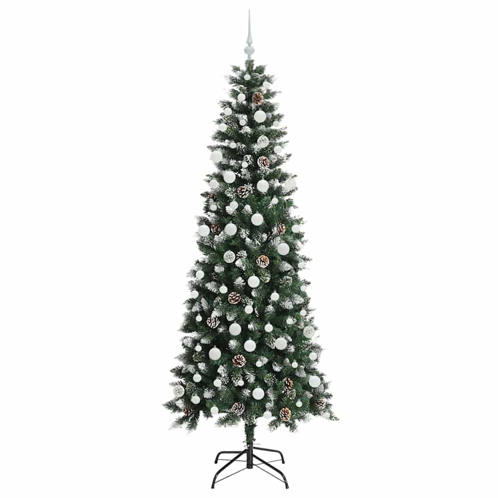 Albero di Natale artificiale con 300 LED Verde 86 x 86 x 210 cm