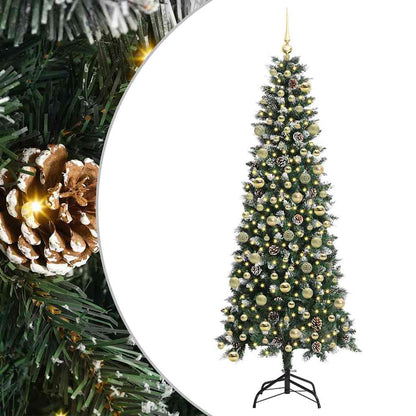 Albero di Natale artificiale con 300 LED Verde 86 x 86 x 210 cm