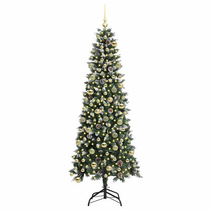 Albero di Natale artificiale con 300 LED Verde 86 x 86 x 210 cm
