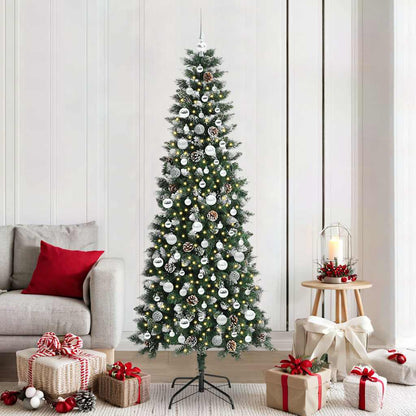 Albero di Natale artificiale con 300 LED Verde 86 x 86 x 210 cm