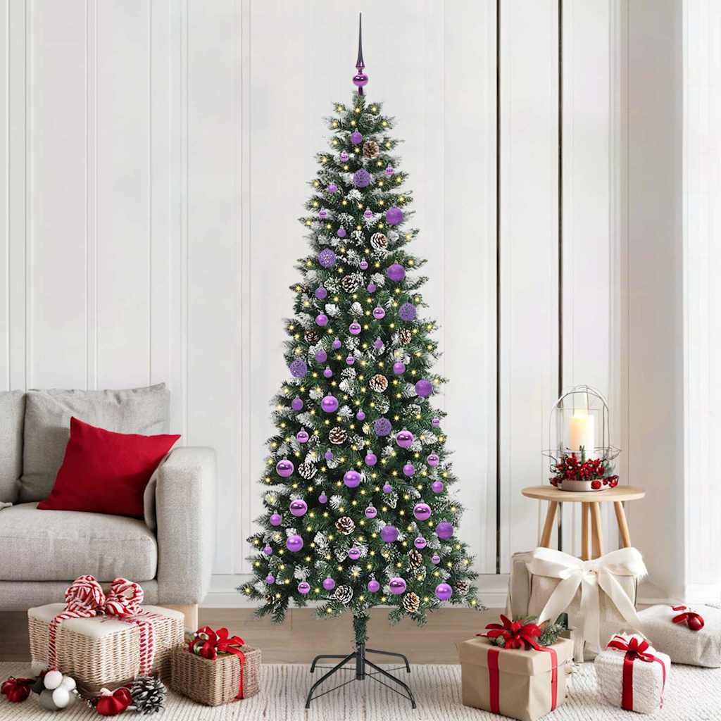 Albero di Natale artificiale con 300 LED Verde 86 x 86 x 210 cm