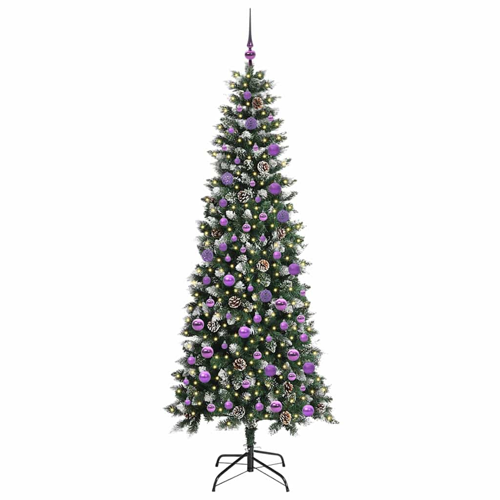 Albero di Natale artificiale con 300 LED Verde 86 x 86 x 210 cm
