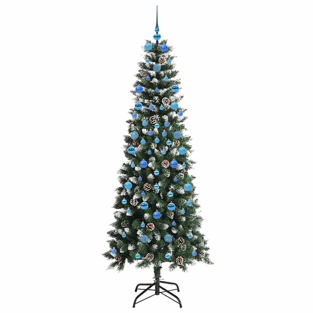 Albero di Natale artificiale con 300 LED Verde 86 x 86 x 210 cm