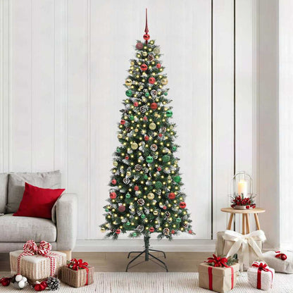 Albero di Natale artificiale con 300 LED Verde 86 x 86 x 210 cm
