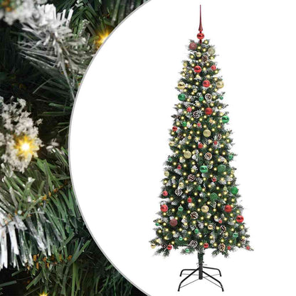 Albero di Natale artificiale con 300 LED Verde 86 x 86 x 210 cm