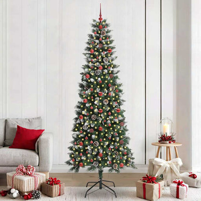 Albero di Natale artificiale con 300 LED Verde 96 x 96 x 240 cm