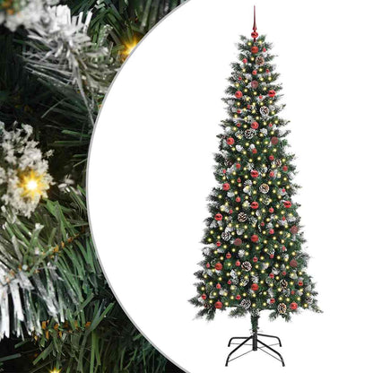 Albero di Natale artificiale con 300 LED Verde 96 x 96 x 240 cm