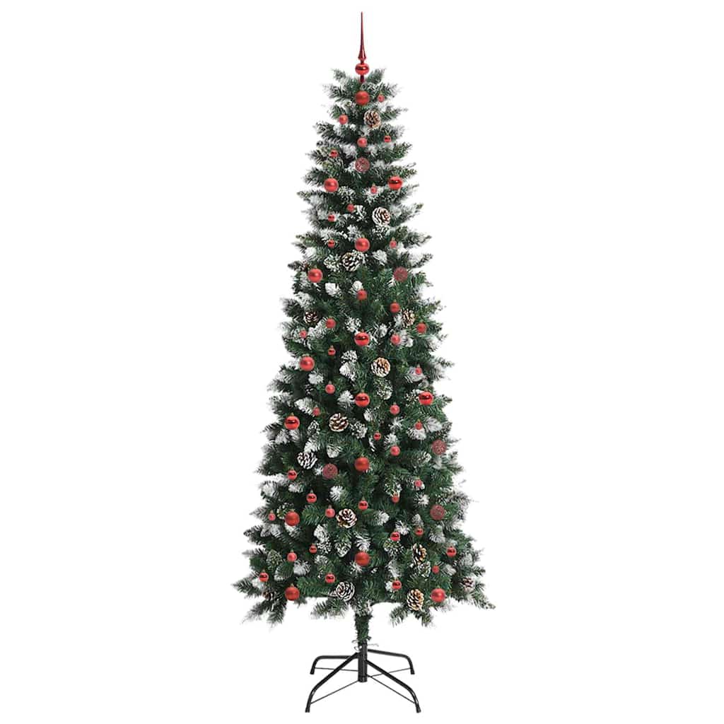 Albero di Natale artificiale con 300 LED Verde 96 x 96 x 240 cm