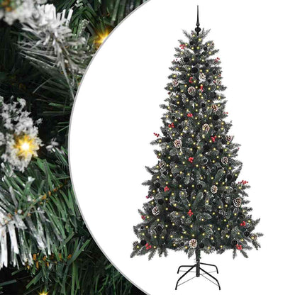 Albero di Natale artificiale con 300 LED Verde 96 x 96 x 240 cm