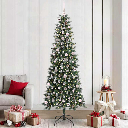 Albero di Natale artificiale con 300 LED Verde 96 x 96 x 240 cm