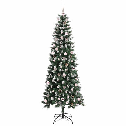 Albero di Natale artificiale con 300 LED Verde 96 x 96 x 240 cm