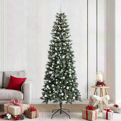 Albero di Natale artificiale con 300 LED Verde 96 x 96 x 240 cm
