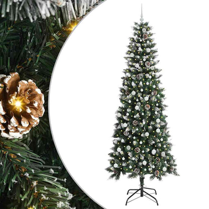 Albero di Natale artificiale con 300 LED Verde 96 x 96 x 240 cm