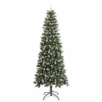 Albero di Natale artificiale con 300 LED Verde 96 x 96 x 240 cm