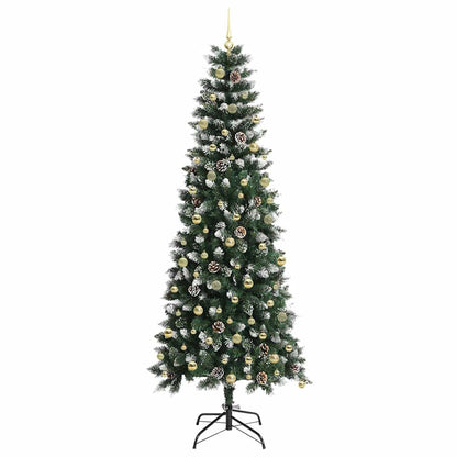 Albero di Natale artificiale con 300 LED Verde 96 x 96 x 240 cm