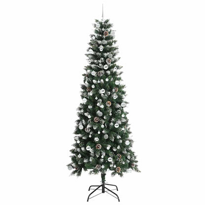 Albero di Natale artificiale con 300 LED Verde 96 x 96 x 240 cm