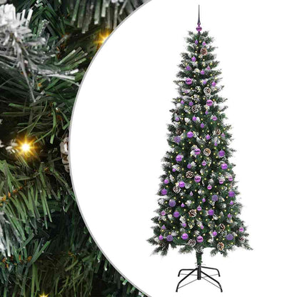 Albero di Natale artificiale con 300 LED Verde 96 x 96 x 240 cm