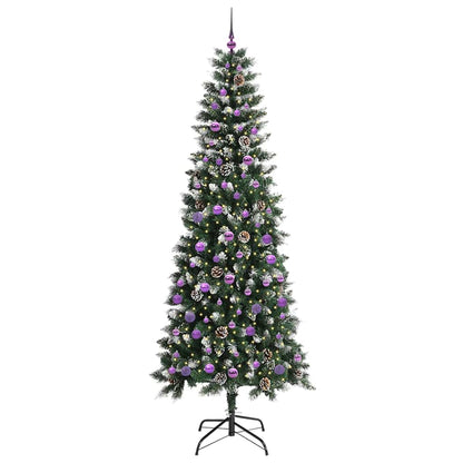 Albero di Natale artificiale con 300 LED Verde 96 x 96 x 240 cm