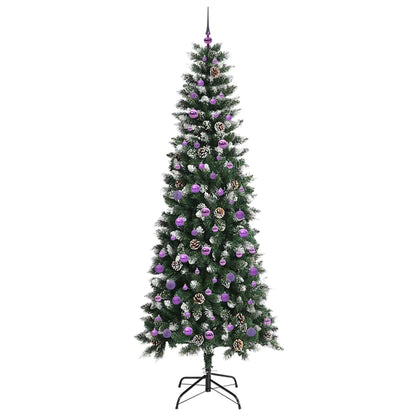 Albero di Natale artificiale con 300 LED Verde 96 x 96 x 240 cm