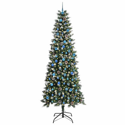Albero di Natale artificiale con 300 LED Verde 96 x 96 x 240 cm