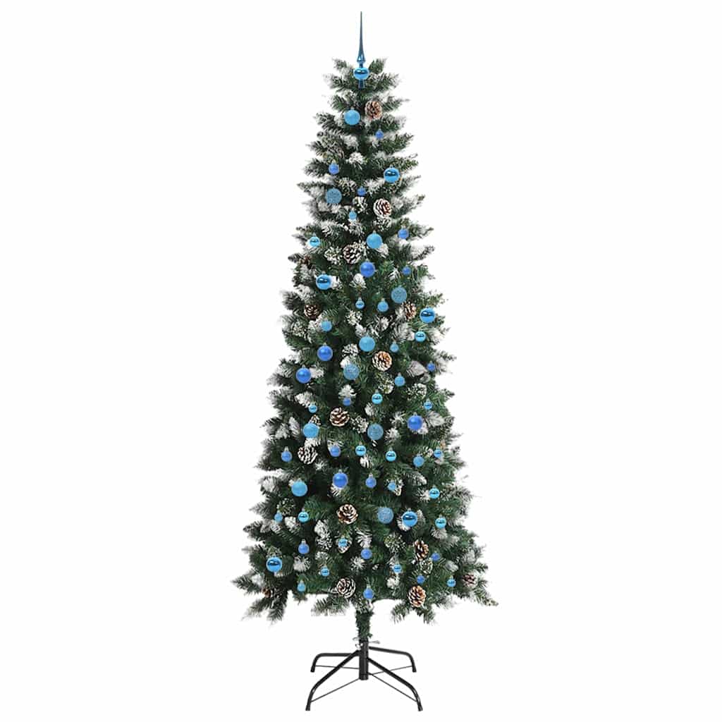 Albero di Natale artificiale con 300 LED Verde 96 x 96 x 240 cm