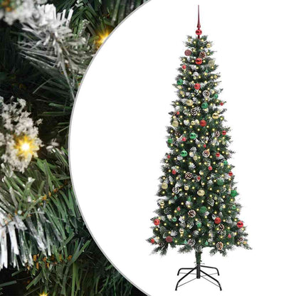 Albero di Natale artificiale con 300 LED Verde 96 x 96 x 240 cm