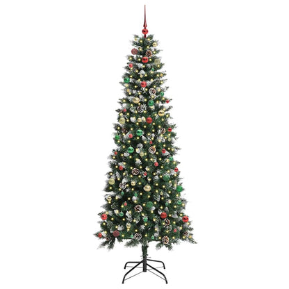 Albero di Natale artificiale con 300 LED Verde 96 x 96 x 240 cm