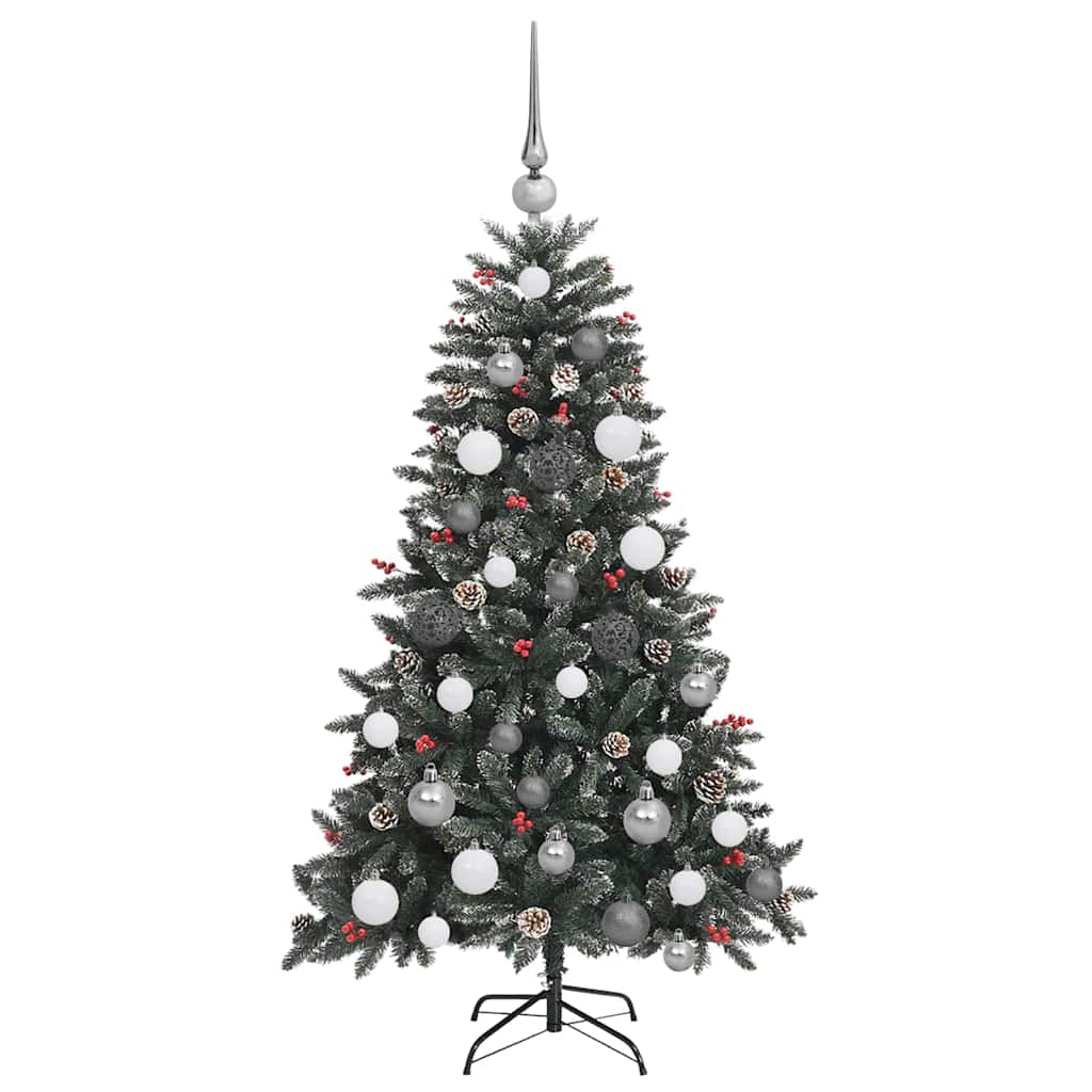 Albero di Natale artificiale con 150 LED Verde 68 x 68 x 120 cm